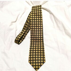 Cricket Checkered black necktie